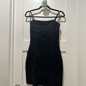 Aritzia Babaton Property Sculpt Knit Dress Black Size L